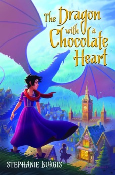 dragon with chocolate heart